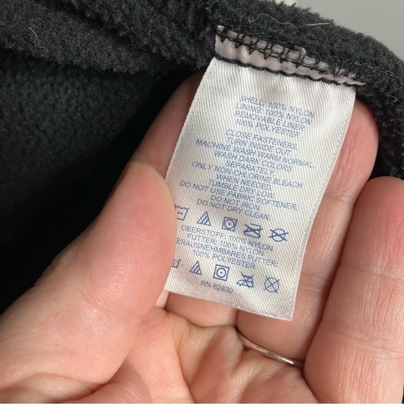 Lands End 3-in-1 coat gray & black size 1X - Picture 5 of 8